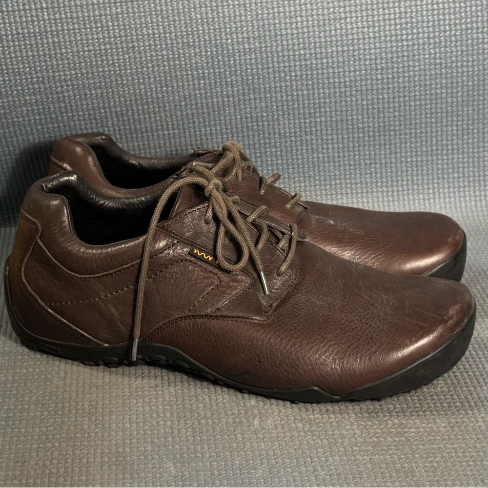 Wolverine Men’s ICS Brown Tumbled Leather Oxfords Shoes Comfort‎ Size 13